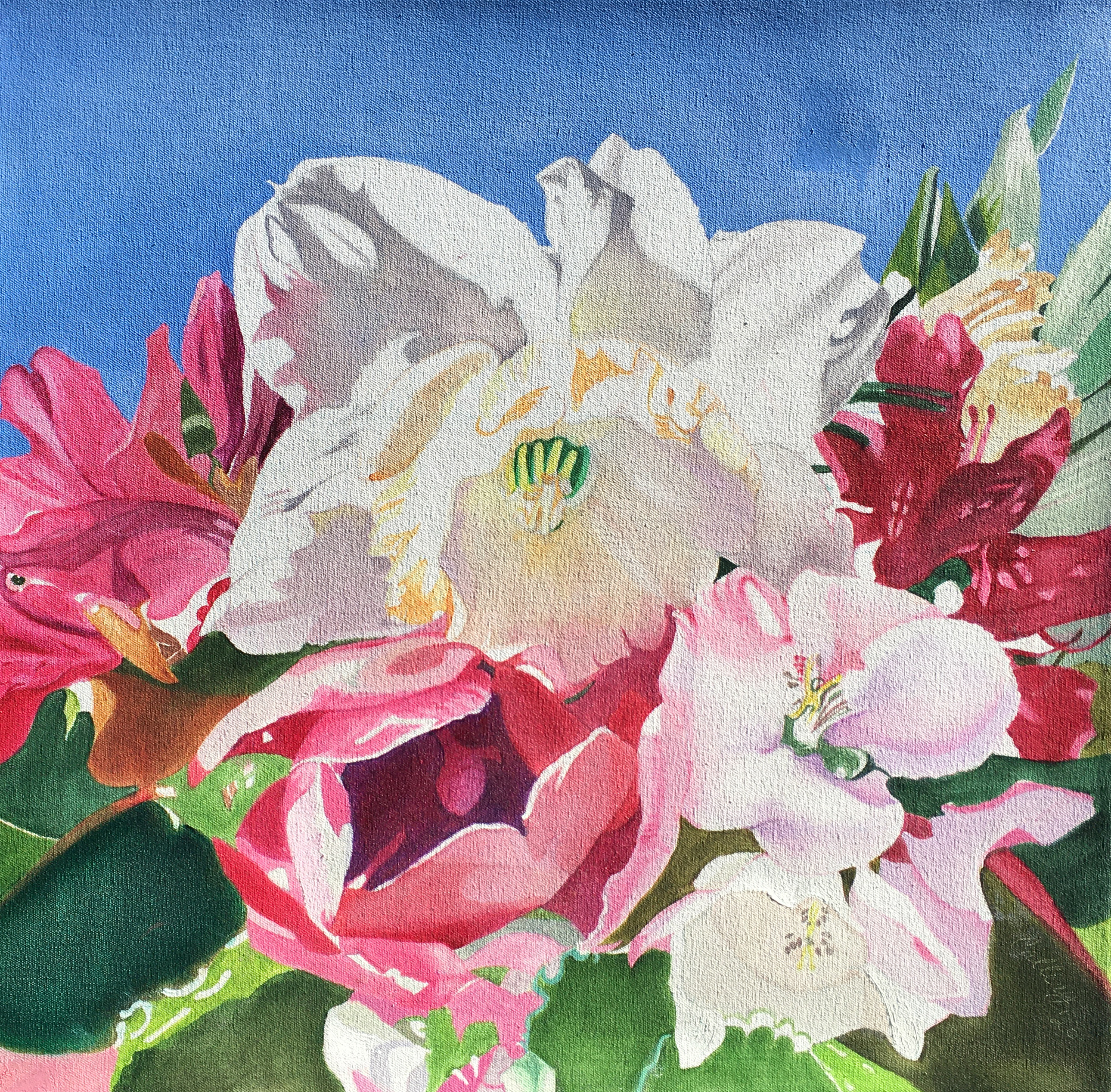 Picture of floral artwork.